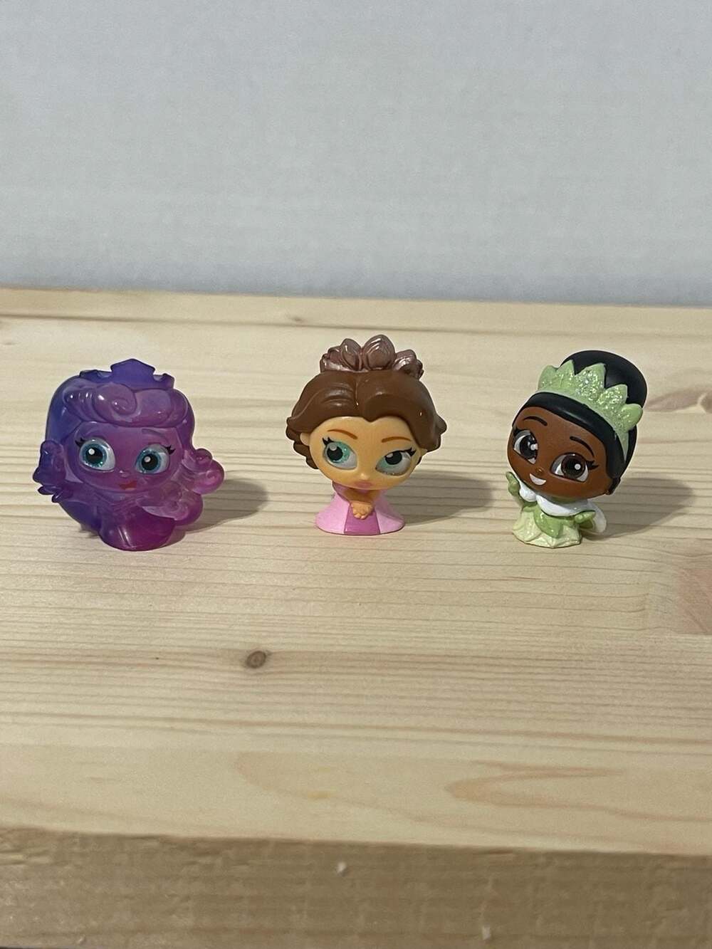 Disney Doorables Princess Figures Lot of 3 - Aurora, Rapunzel, Tiana